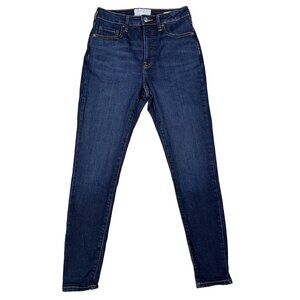 Everlane Curvy High-Rise Dark Wash Skinny Jeans Size 27